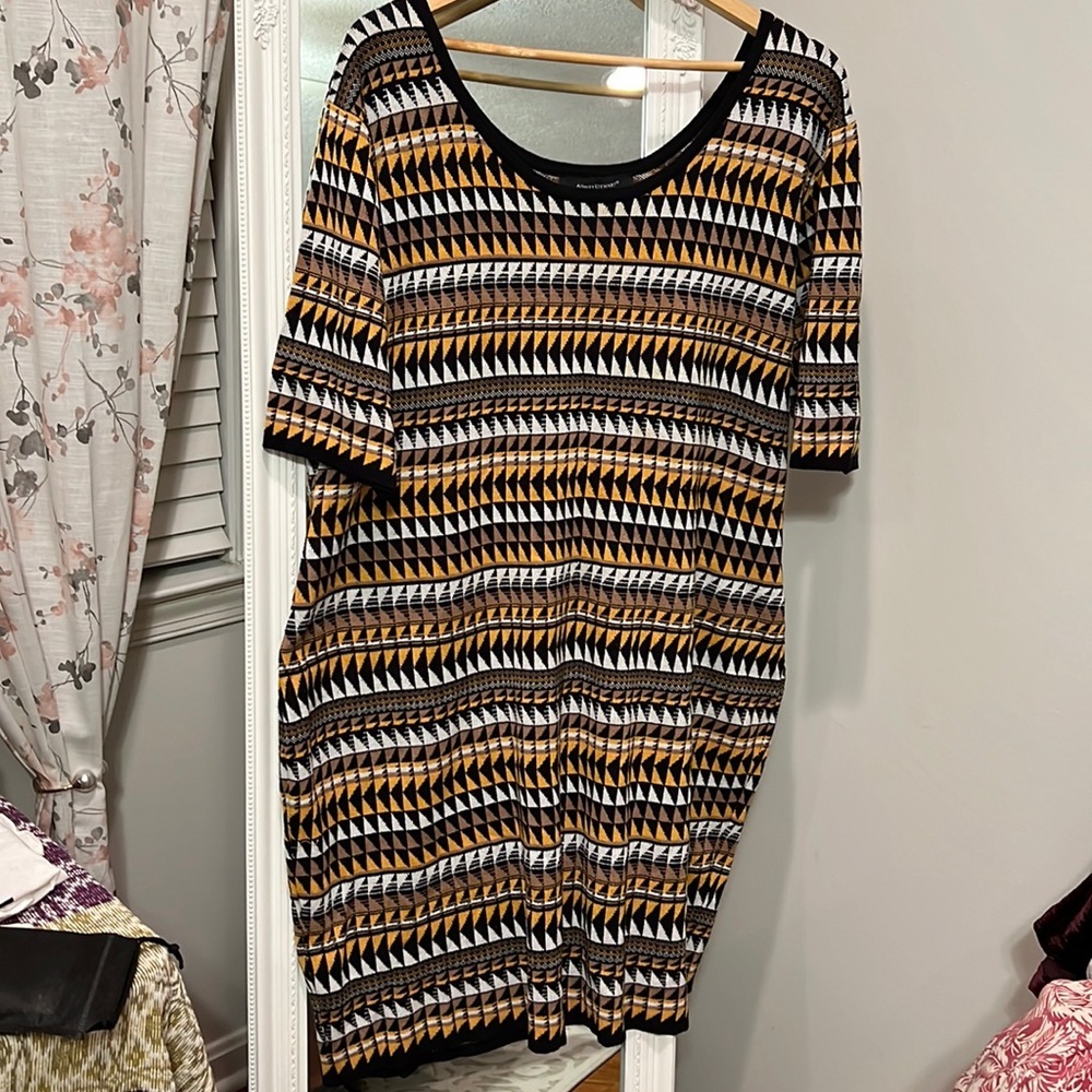 Ashley Stewart Geometric Dress